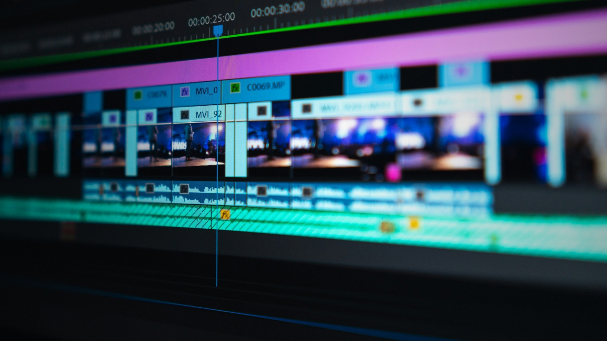 Video editing work by Philip Hazeley